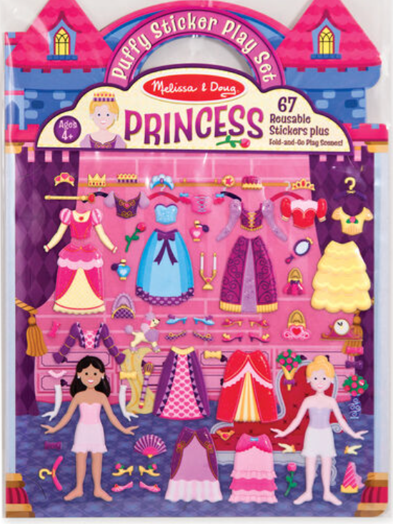 Melissa & Doug Puffy Sticker Playset - Princess