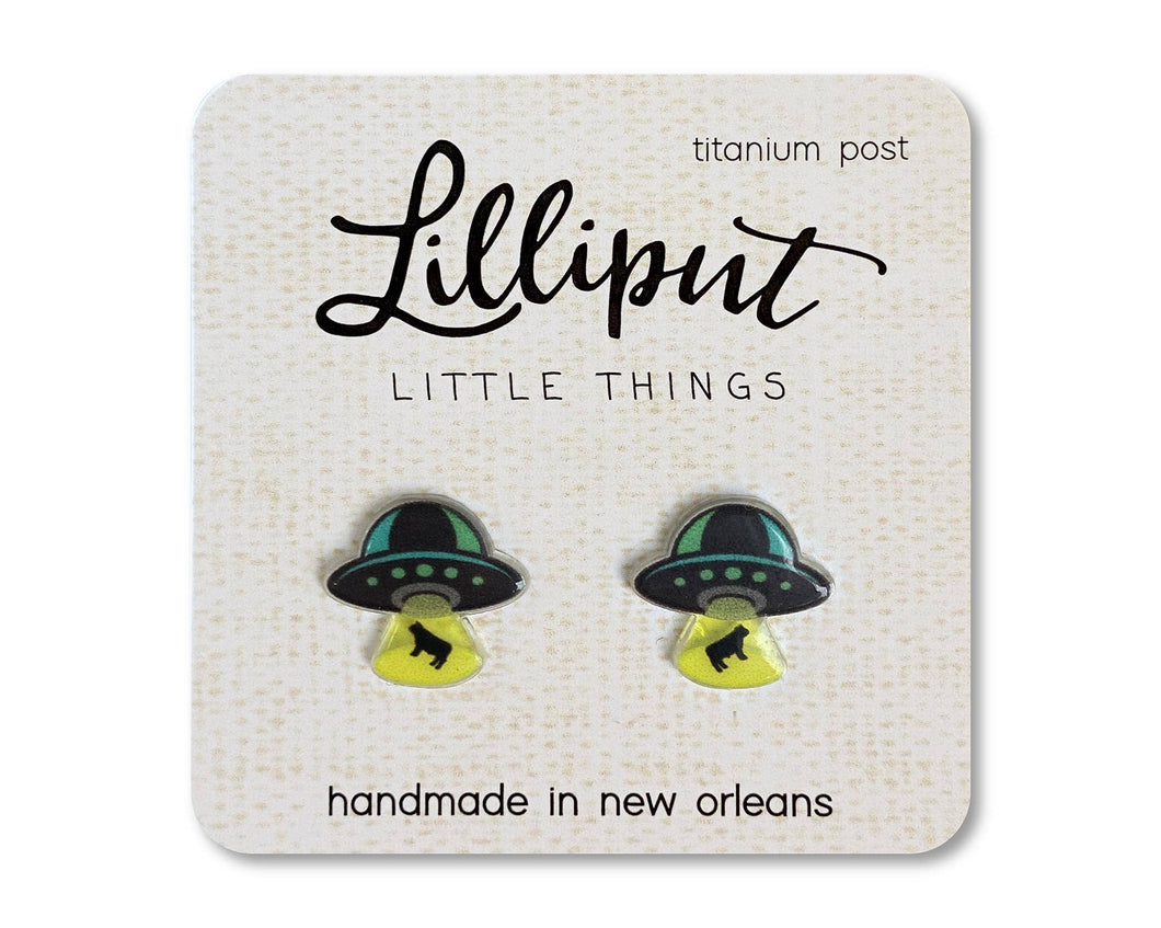 Lilliput Little Things - NEW UFO Earrings
