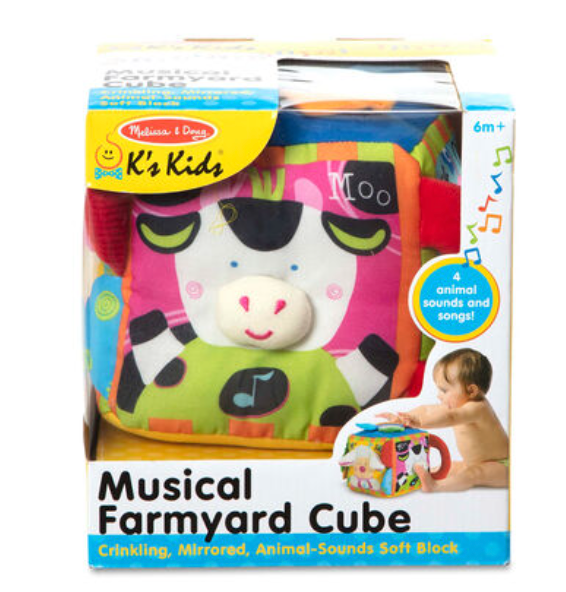 Melissa & Doug Musical Farmyard Cube