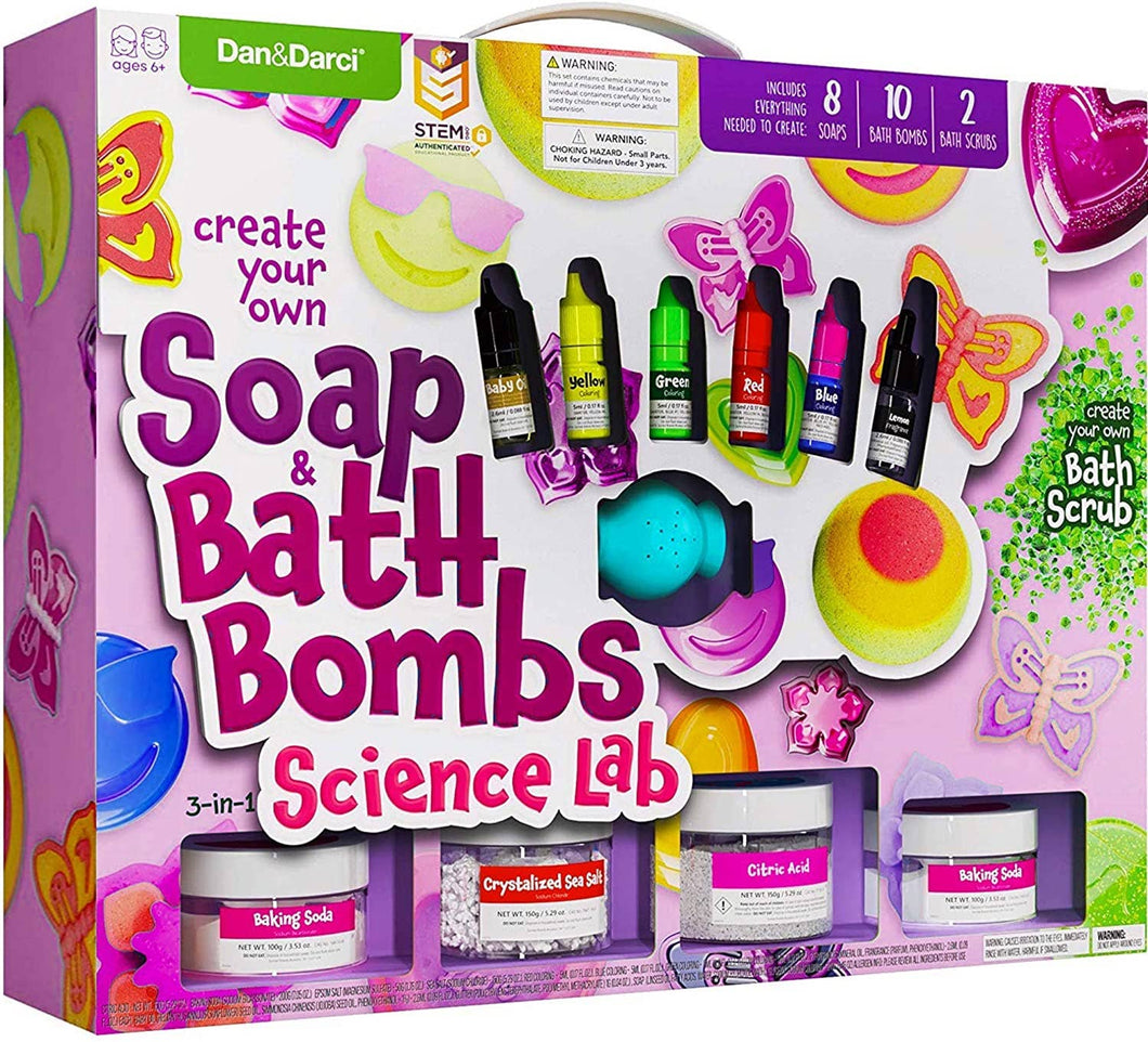 Mega Bath Bomb Soap and Scrub Making Kit