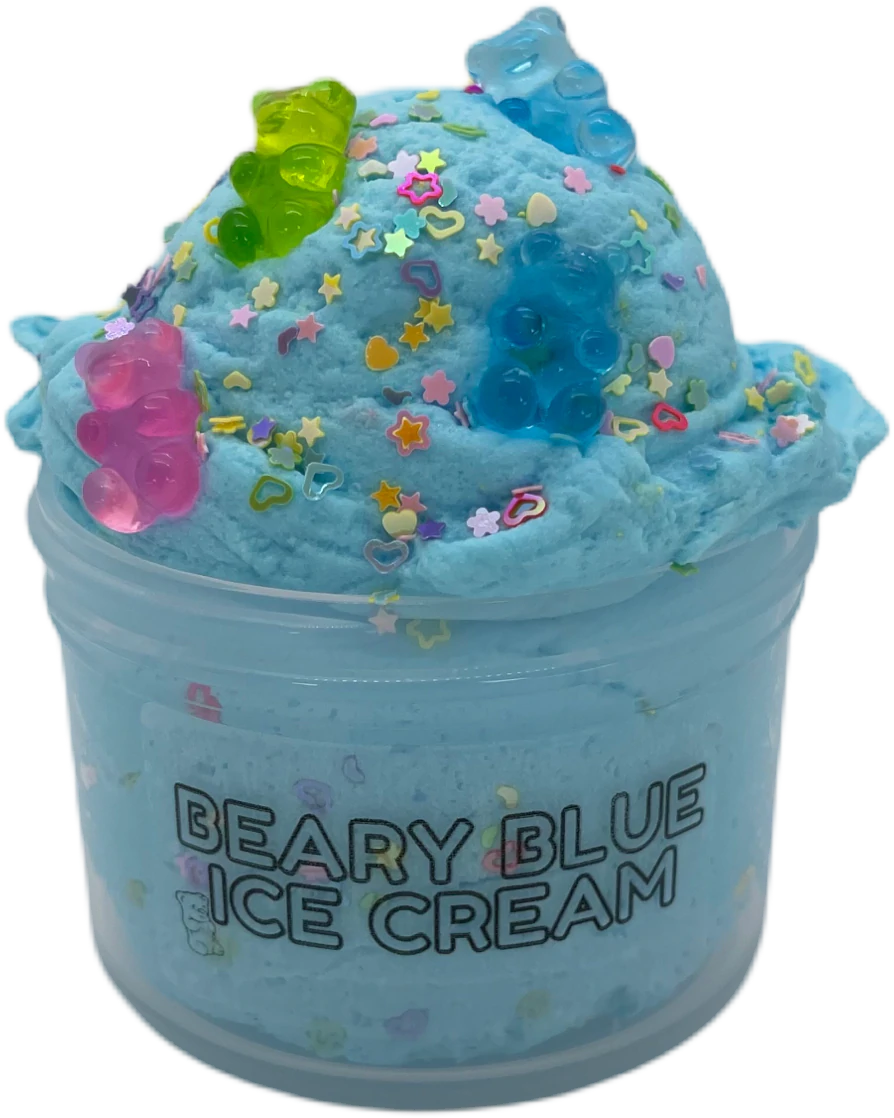 Glitter Slimes Beary Blue Ice Cream